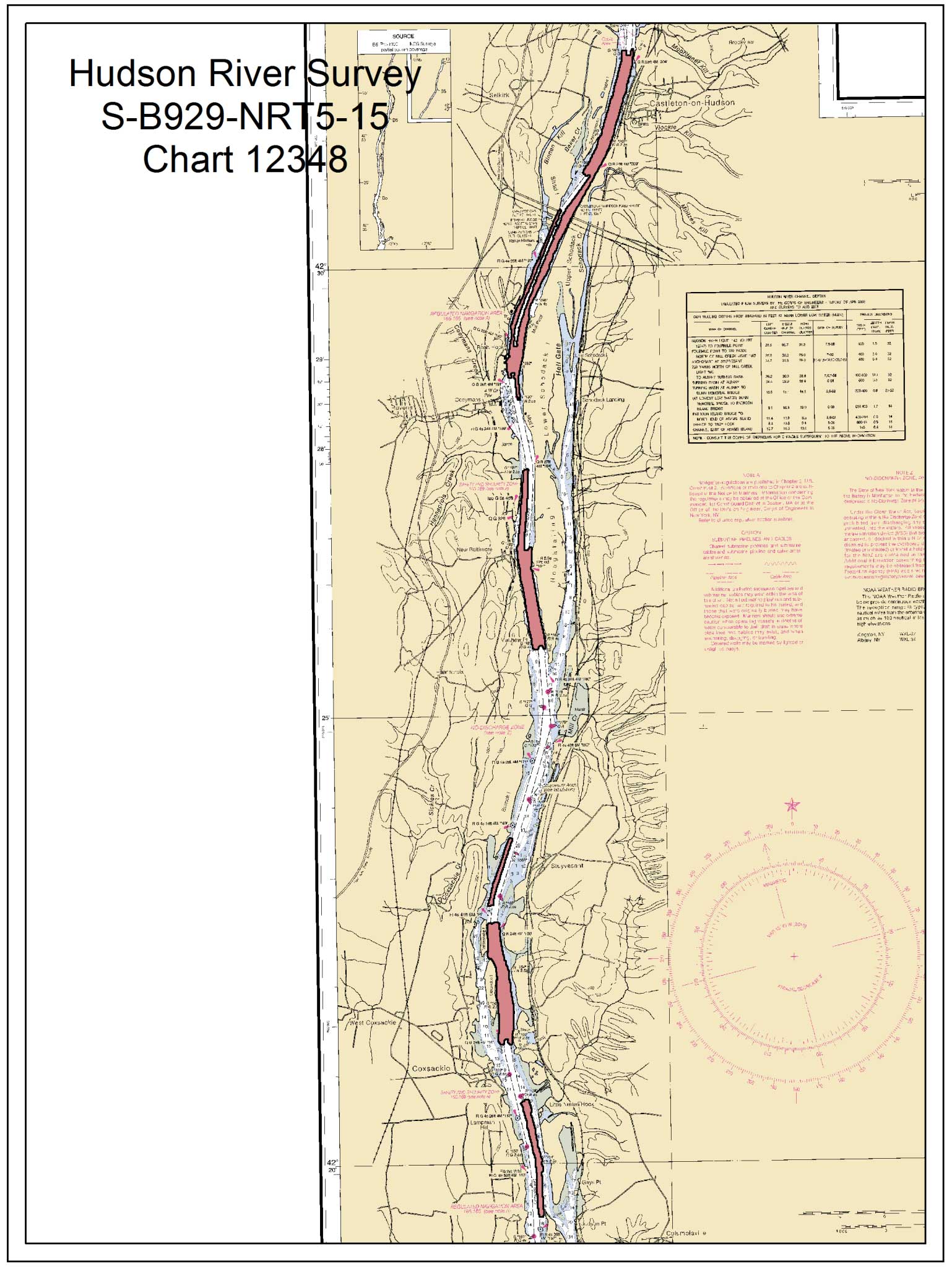 NOAA begins multiyear project to update Hudson River charts Waterway