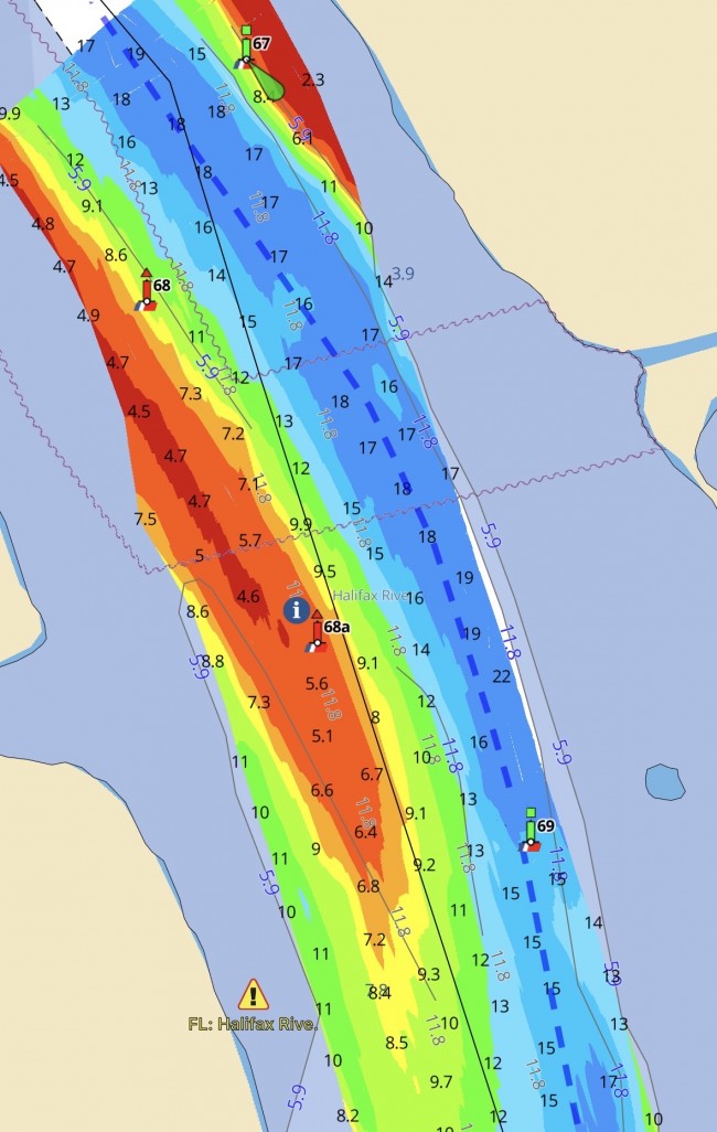 FL Halifax River by G69, MM 838.5 located in Waterway Guide